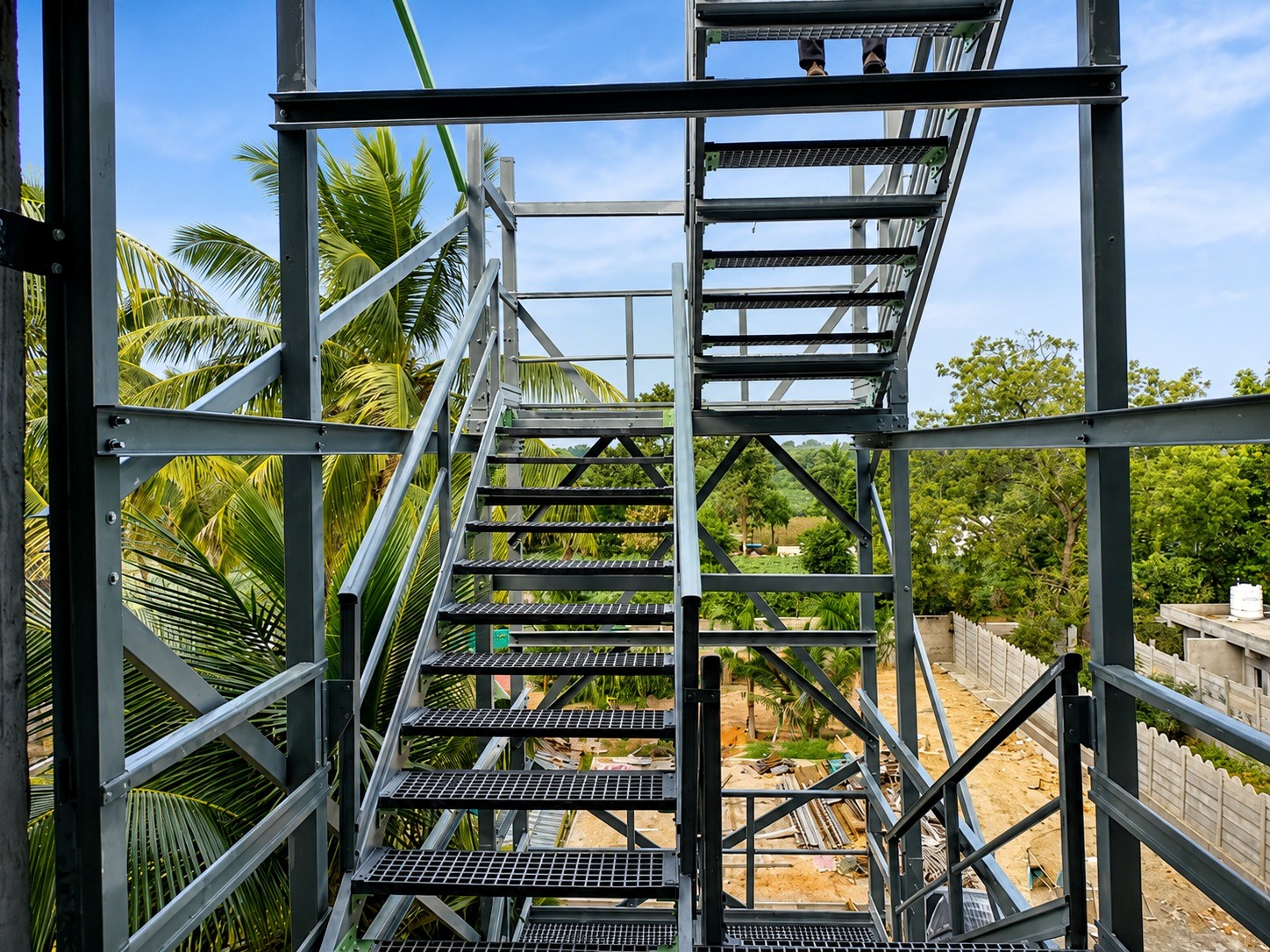 FRP Structure Staircase & Hand Railing
